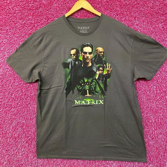 The Martix Cast Movie Poster T-Shirt 2XL - Picture 1 of 5